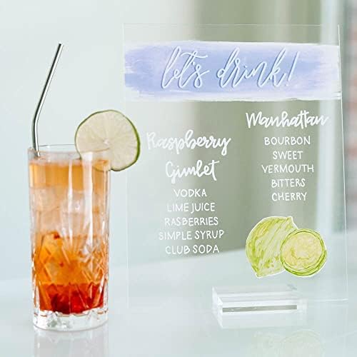 3" Clear Acrylic Sign Holder Stand - 10 Pack for Wedding Table Number Signs, Card Holder, Clear Base for 5x7 Inch Sheet Table Signs