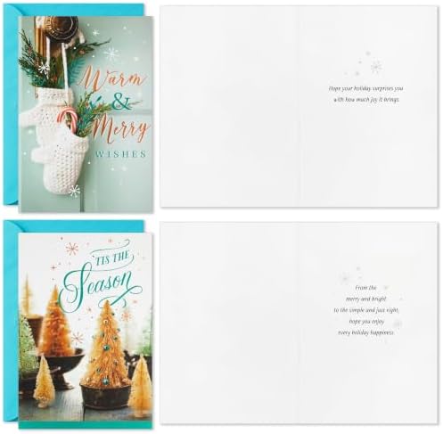 Hallmark Christmas Cards with Envelopes, Assorted 72-Pack (Comfort and Joy)