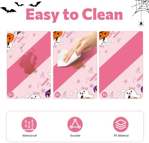 Childom 3 Pack Halloween Tablecloth Rectangle Table,Halloween Decorations