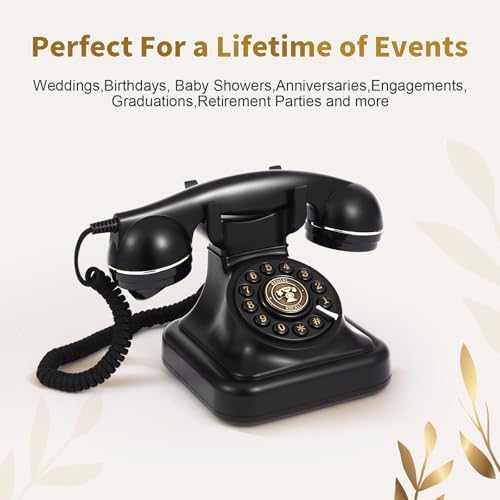Audio Guest Book Wedding Phone,Record Customized Audio Messages for Parties