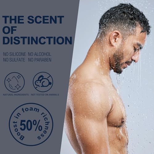 Body & Earth 3pc Leather Gifts for Men Spa Gifts Bath Set for Man