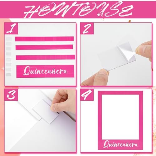 Breezehug 32 x 24'' Wedding Quinceanera Photo Booth Prop Picture Frame