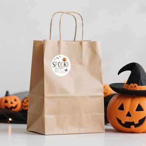 Anwyll Happy Halloween Stickers - 60 Pcs 2'' Halloween Label Stickers