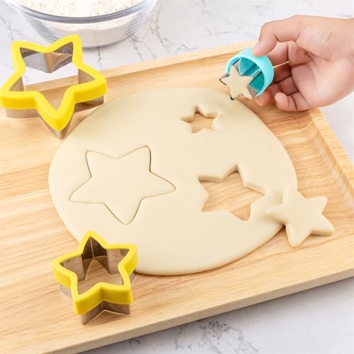 Nifogo Star Cookie Cutters 5 Pcs