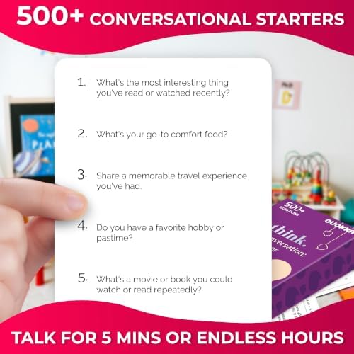 Quokka Conversation Cards Game - Fun Talking Board Game for Family Night