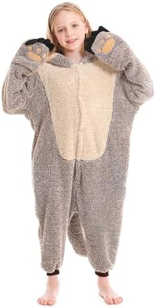 ATOZ Onesie for Kids, Animal Pajamas Halloween Cosplay Costume Girls Boys