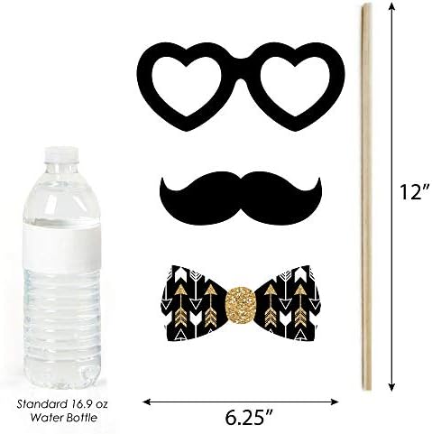Bride Tribe Bridal Shower Photo Booth Prop Kit, DIY Cardstock Props - 20pc