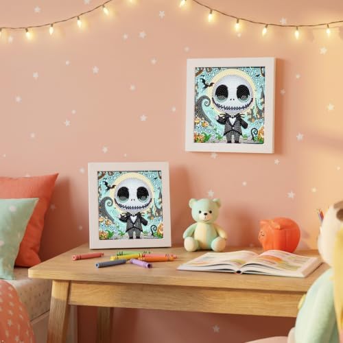 Tiwabb Jack Diamond Art Kit for Kids with Frame,DIY Crafts for Girls Boy