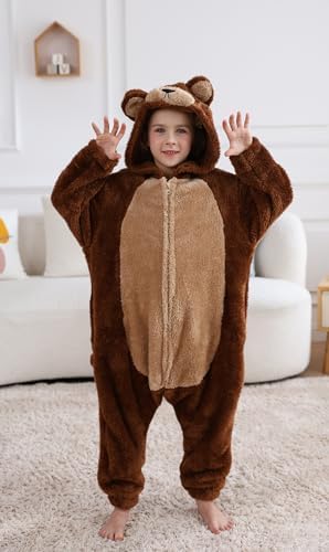 ATOZ Onesie for Kids, Animal Pajamas Halloween Cosplay Costume Girls Boys