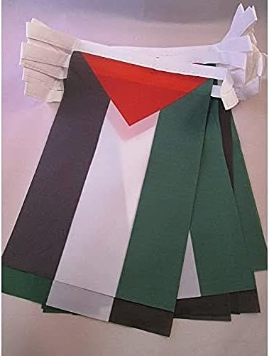 AZ FLAG Palestine Bunting 20 ft 20 flags Light Polyester