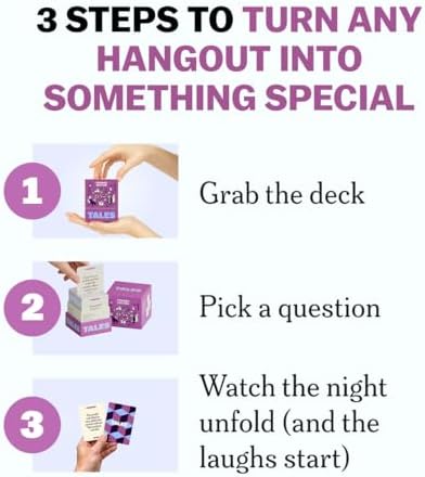 TALES 150 Conversation Cards, Friends Edition, Get to Know Your Friends