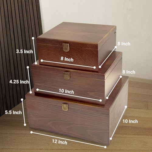 In Memory Loss Box | Personalized Remembrance Keepsake | Wooden Engraved Box | Keepsake Storage for Special Memories
