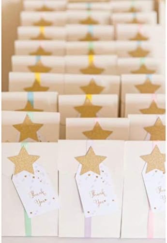 MOWO Gold Glitter Stars Confetti Party Table Decoration, 1.2'', 200pc
