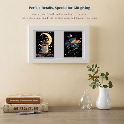 Scratchboard Art for Adults Luminous Scratch Painting Kits-A5/8 PCS-Dreams