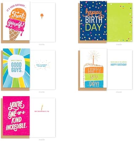 American Greetings 20-Count All-Occasion Card Pack, Bright Mixed-Occasion Designs