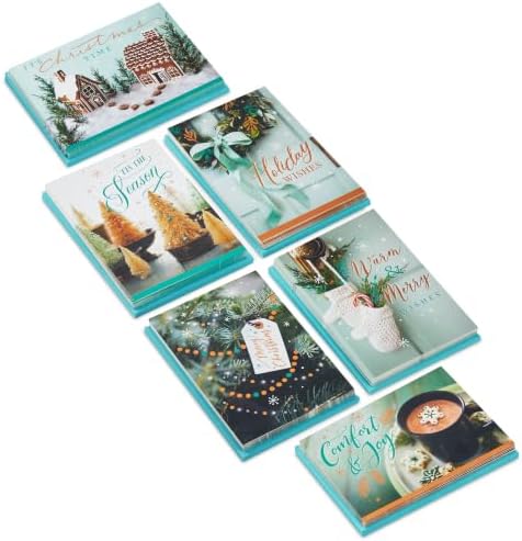 Hallmark Christmas Cards with Envelopes, Assorted 72-Pack (Comfort and Joy)