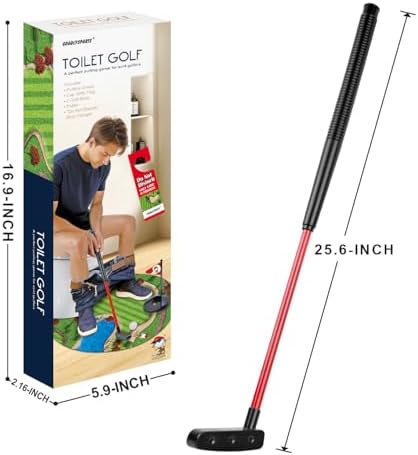 GOODLYSPORTS Toilet Golf Gifts for Men, Funny White Elephant Gifts Adults