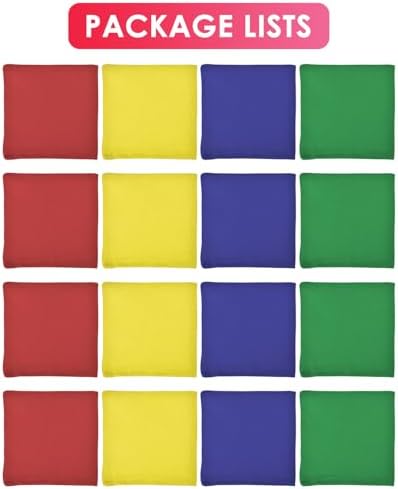 TINDTOP Small Bean Bags for Tossing, Cornhole Outdoor Toss Gaming