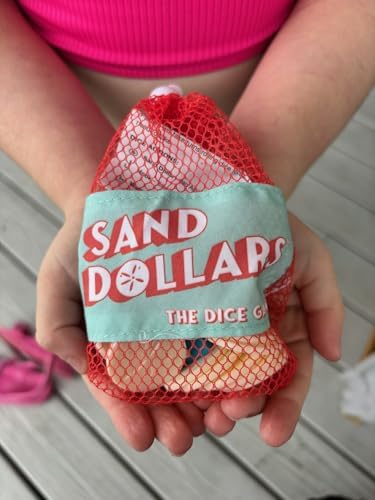 Sand Dollars Dice Game | Beach Game and Pool Game for the Whole Family | Screen-Free for Kids, Adults and Grandparents | Perfect for Vacation, Lake Cabins and Beach Houses