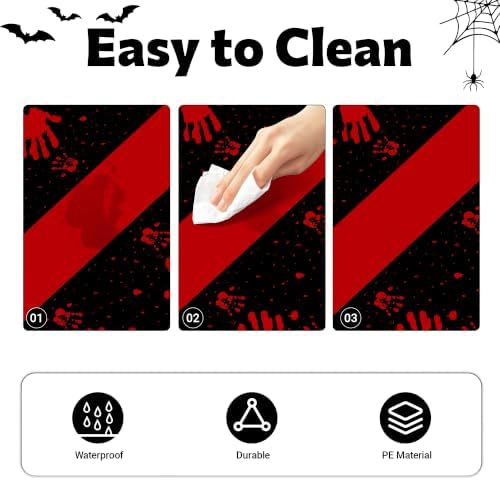 Childom 3 Pack Halloween Tablecloth Rectangle Table,Halloween Decorations