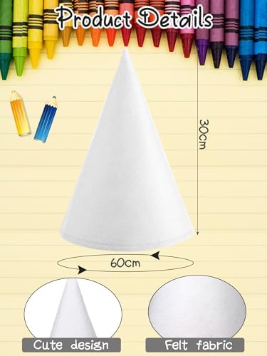 Teenyyou Crayon Costume with Apron and Cone Hat Adult