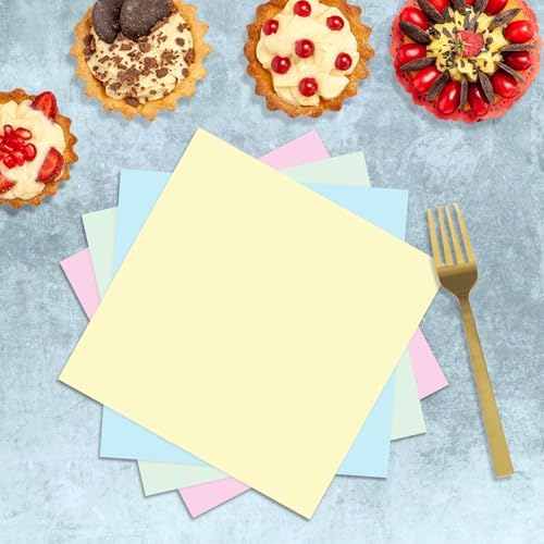 Oigco 150 PCS Pastel Birthday Decorations - Pastel Paper Plates and Napkins - Rainbow Party Decorations for Birthday Baby Shower Wedding, Serves 50