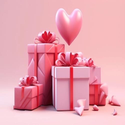 Vanhench 17.5"×963" (80 1/4FT) Pink Wrapping Paper Roll