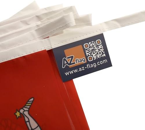 AZ FLAG Isle of Man Bunting 20 ft 20 flags Light Polyester
