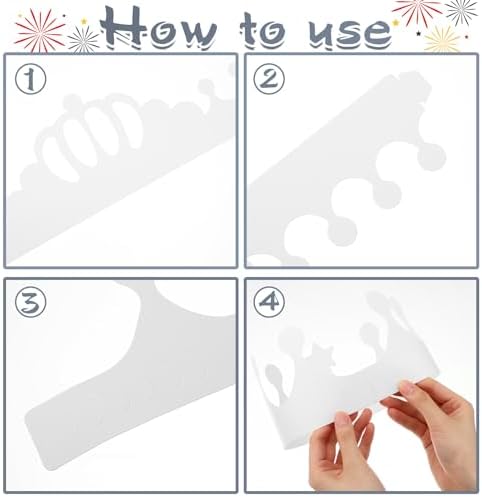Thenshop 280 Pcs White Paper Crowns for Kids to Decorate, Classic Style