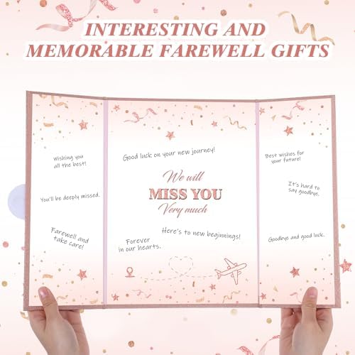 Pink Farewell Guest Book Alternative, 18X12 in, Retirement Sign Board