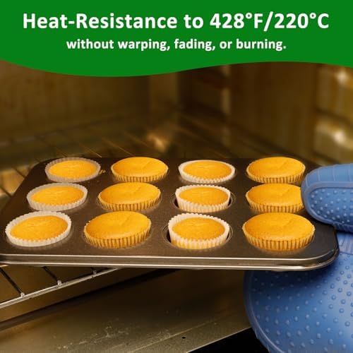 Caperci 400pcs White Mini Cupcake Liners for Baking Small Muffin Liners