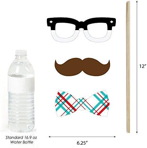 1950s Sock Hop Photo Booth Prop Kit, DIY Cardstock Props - 20pc
