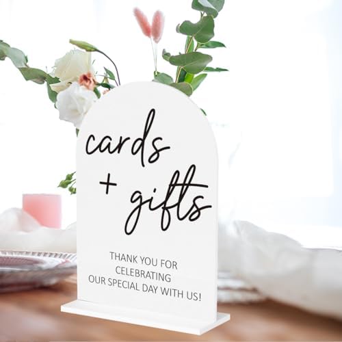 2Pcs Sign Our Bible Wedding Sign Cards and Gifts Signs for Wedding Engagement Party Bridal Shower Baby Shower Table Desk Acrylic Decor
