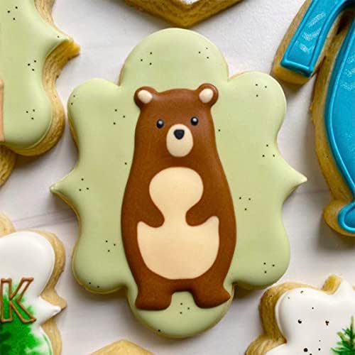 Frame Cookie Cutters 10pcs Stainless Steel Plaque Cookie Cutter Difference Shapes, DIY Fondant Cutters Tiles Metal Pancake Molds for Biscuit Wedding Baking Decorations Holiday Birthday Party