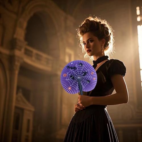 20 Pack Halloween Paper Fans