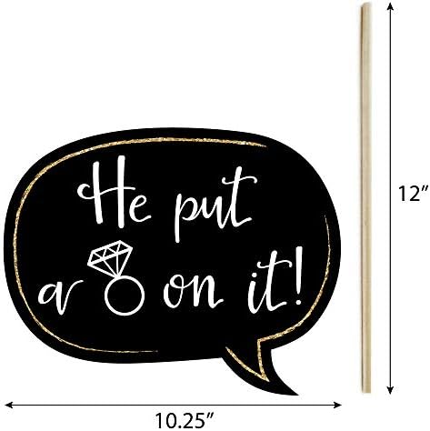 Bride Tribe Bridal Shower Photo Booth Prop Kit, DIY Cardstock Props - 20pc