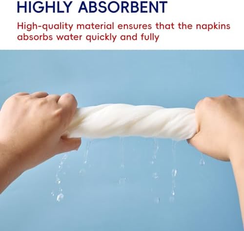 480 Disposable Bathroom Hand Towels, White Guest Napkins for parties