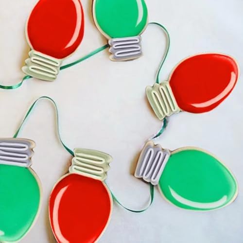 JOB JOL Christmas Ornaments Cookie Cutters 4 PCS, 4'', 4.25''