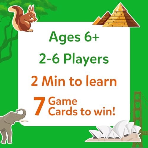 Skillmatics Guess in 10 Animals & Countries Combo - Card Game for Kids