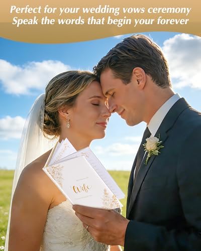 Wedding Vow Books His and Hers 2 Pack Hardcover