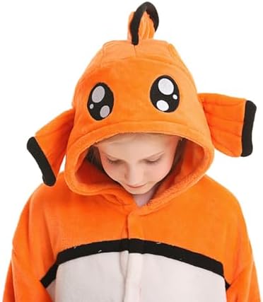 ATOZ Onesie for Kids, Animal Pajamas Halloween Cosplay Costume Girls Boys