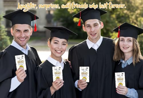 36PCS Graduation Scratch Off Cards - Congrats Grad Raffle Tickets Game Cards for High School College Graduation Party Favors & Supplies