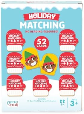 Chuckle & Roar Holiday Matching Game for Kids Ages 3+