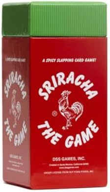 DSS Games Sriracha: The Game [A Spicy Slapping Card Game for The Whole Family | Great for White Elephant Gifts, Stocking Stuffers, Coworkers, Under $20, Ages 7 and Up]