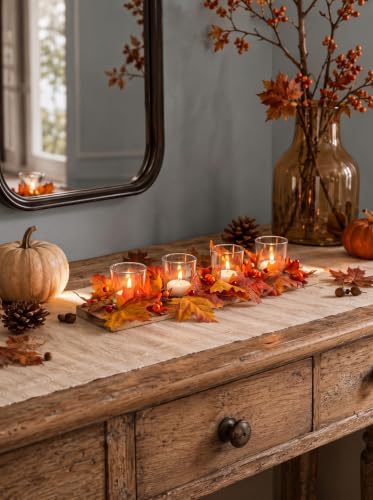 Romadedi Fall Table Centerpiece, Thanksgiving Decor, 15.7 in