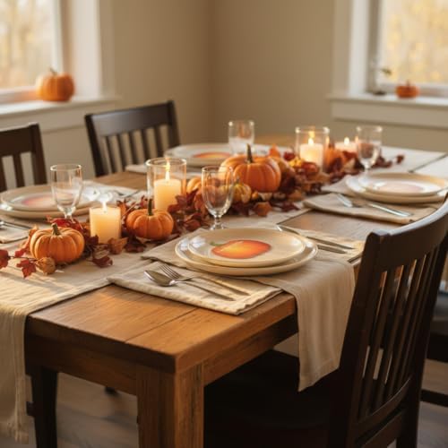 50 Count Thanksgiving Pumpkin Place Cards I Am Thankful For Shaped Cutout