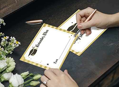 Toctose 2026 Graduation Sign & Graduate Memory Card (1+25 pk), Remember When... Please Share Your Favorite Memory of the Grad, Graduation Party, Sorority Event Decoration Supplies(JYC17)