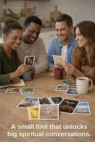 Faith Habits Faith Discussion Photo Cards for Small Groups, 50 Card Stock Cards, Christian Conversation Starter, Bible Study Game, Youth and Adult Ministry
