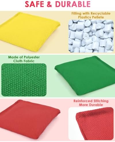 TINDTOP Small Bean Bags for Tossing, Cornhole Outdoor Toss Gaming