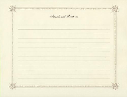 BookFactory Funeral Guest Book, 8 7/8" x 7" Blue Hardbound, 48 Pages